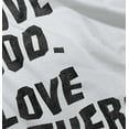thumbnail image 3 of Love God and Others Christian Quote Men's Graphic T Shirt Tees Brisco Brands S, 3 of 3