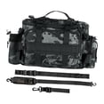 thumbnail image 4 of guohui Case Tackle Bag Storage Organizer Waterproof Shoulder Strap Rod Holder Reel Gear Gray, 4 of 8