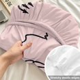 thumbnail image 4 of Twin XL Size Fitted Sheet Set - Pink Halloween 2 Piece Bedding Sets 16" Deep Pocket Fitted Sheet with 1 Pillowcases, Funny Ghost Cute Cartoon Spooky Brushed Microfiber Hotel Luxury Bed Sheets, 4 of 9
