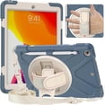 thumbnail image 1 of Étui Design à Sangle pour Ipad 10.2 Pouces avec Sangle d'Épaule, Support Réglable, Porte-Stylo, Protection contre les Chutes, 1 of 5
