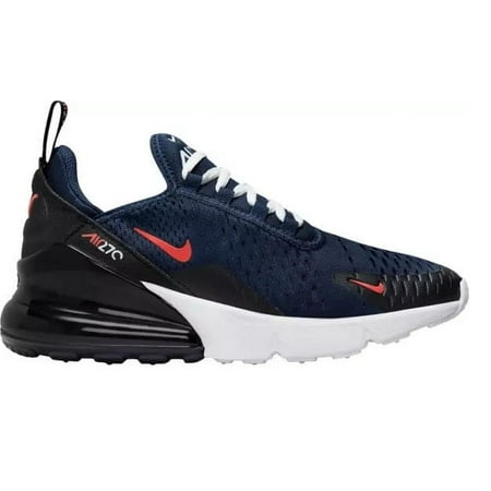Big Kid's Nike Air Max 270 Midnight Navy/Picante Red (943345 410) - 5