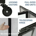 thumbnail image 4 of StraightWall® Sliding Portable Partition 187"Wx1"Dx91"H, 4 of 8