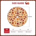 thumbnail image 2 of Xecao Autumn Leaves 2 Pattern Christmas Tree Skirt Round Xmas Tree Mat Base Cover for Holiday Home Decorations-30", 2 of 6