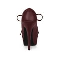 thumbnail image 2 of BLISSFUL STEP Women's Platform Stiletto High Heel Ankle Booties, 2 of 7