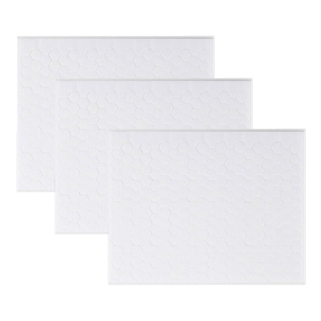 Bewildely Paquete de 3 hojas de cinta de esponja adhesiva de doble cara, almohadilla autoadhesiva hexagonal, manualidades para álbumes de recortes Type3 NO3 Bewildely HA003567-01