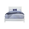 thumbnail image 4 of Alpine Furniture Tranquility California King Wood Panel Bed in White, 4 of 6
