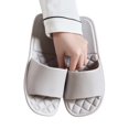 thumbnail image 6 of Agkizg Unisex Bathroom Slippers, Women Mens Shower Shoes, Unisex Couple Solid Color Slide Sandals Soft Sole Casual Indoor Home Slippers, 6 of 6
