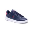 thumbnail image 2 of Polo Ralph Lauren Heritage Court II Men's Blue Leather Low Top Sneakers BU152 (Blue,8.5), 2 of 6
