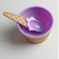 thumbnail image 4 of 1 Pcs Dessert Bowls, Ice Cream Bowl Spoon Set,Plastic Ice Cream Cups With Spoons,Reusable Plastic Ice Cream Bowls,Cute Ice Cream Dessert Bowls For Dessert,Yogurt,Birthday Party Decorations,Purple, 4 of 8
