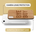 thumbnail image 6 of Case Yard Wooden Case Outside Soft TPU Silicone, Slim Fit Shockproof Wood Protective Phone Cover for Girls Boys Men and Women, Supports Wireless Charging Bye Boy Design case for iPhone-XR, 6 of 7