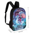 thumbnail image 2 of 200% Lobo-theme Backpack, Campus style schoolbag Bookbag with Adjustable Shoulder Straps And Large Zip Compartment, Unisex Travel Bags., 2 of 6
