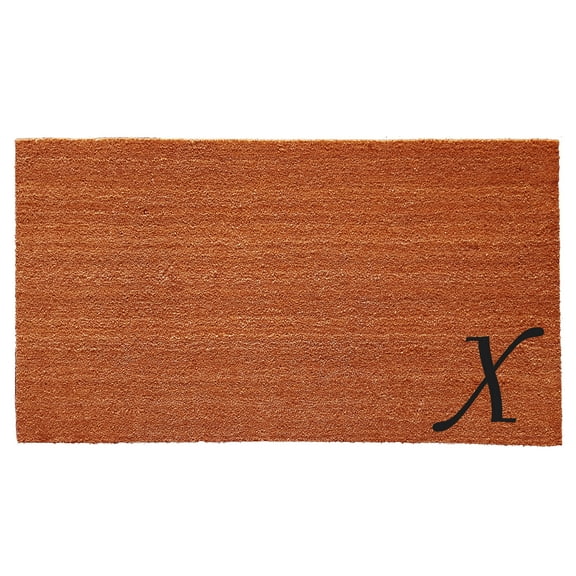 Urban Chic Monogram Doormat (Letter X)