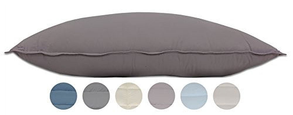 Pillowtex Dream in Color Pillow (Queen (20 Inches x 30 Inches), Heather)