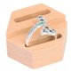 thumbnail image 3 of Porta anillos de madera, pequeños accesorios de joyería vintage, reutilizables para bodas. Ranura hexagonal 2, 3 of 8