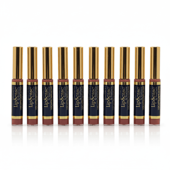 10 Pack, LipSense by SeneGence Long Lasting Liquid Lip Color Honey Rose  0.25oz