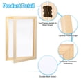 thumbnail image 3 of Uxcell 2Pcs A4 Sizes 11.8 x 8.3 Inch 2 in 1 Wooden Paper Making Screen, 3 of 6