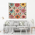 thumbnail image 2 of Yayeee Tapestry Wall Hanging for Bedroom 60" x 51" Living Room Home Wall Art Decor, Colorful Flowers, 2 of 7