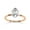 Rose Gold, variant on Solitaire Engagement Rings For Women, Center 9x6mm Oval Cut Lab Created Moissanite Wedding Anniversary Ring in 10K Solid Rose Gold Size-10