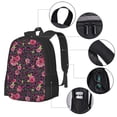 thumbnail image 3 of Sigee Rose Mix Leopard 2 for Simple large capacity backpack Travel Laptop Backpack, Business for Travel and Daily Use, 3 of 9
