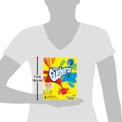 Gushers Fruit Snacks Strawberry Splash & Tropical Flavors 6 ct 5.4 oz