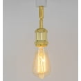 thumbnail image 4 of FSLivin Retro Vintage Design E26/E27 Mini Gold Base Adjusted Titl Angle Rotated H System Track Head Lighting for Gallery Loft Kitchen Farmhouse(No Bulb & Track) Set of 3, 4 of 8