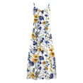 thumbnail image 6 of VBVC Women's Adjustable Strap Floral Maxi Dress,Ladies V Neck Sleeveless Dress with Pockets,Flowy A-Line Boho Sundress For Women,Multicolor,S-5XL, 6 of 6