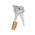 thumbnail image 2 of 4 x Bronze Chastity Belt Lock with Key, 2 of 4