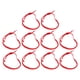 thumbnail image 4 of 10 pulseras rojas trenzadas tejidas a mano, ajustables, decorativas., 4 of 8