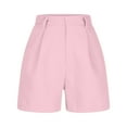 thumbnail image 3 of Ltctricy Women's Shorts Dressy Casual High Waisted Pleated Business Work Shorts 2025 Summer Trendy Shorts with Pockets, 3 of 5