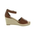 thumbnail image 2 of Style & Co. Womens Seleeney Faux Leather Open Toe Wedge Sandals, 2 of 3