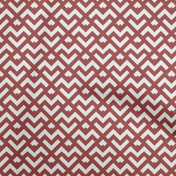 oneOoneCottonPoplinDarkRoseBrownFabricStripeDiagonalSewingMaterialPrintFabricByTheYard56InchWide