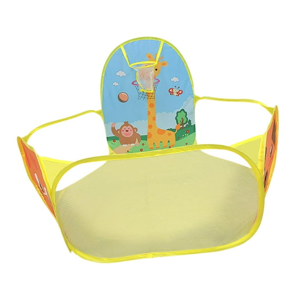 Tienda de juegos para niños, fácil de instalar, casa de juegos para niños, corralito para bebés, tienda de campaña plegable para niños pequeños Amarillo