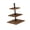3-Tier, variant on Farmhouse Cupcake Stand Tiered Dessert Server with Square Boards Metal Post for Buffet Tables Bridal Shower Wedding Rece