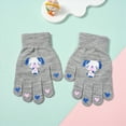 thumbnail image 2 of UAYOTSE Kids Winter Knit Gloves Stretchy Full Finger Fluffy Mittens for Toddler Boys Girls,Sizes 4-8 Years, 2 of 8