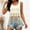#243-Beige, variant on Womens Tank Tops Sleeveless Crew Neck Crochet Fringe Hem Flowy Boho Blouse for Summer Casual Gift