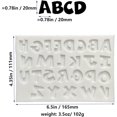 thumbnail image 2 of LVDGE Ensemble de Moules en Silicone 3 Pcs Style Dessin Animé Lettres & Chiffres pour Diverses Créations - Parfait pour Gâteaux Fondants, Chocolat, Résine, Gomme & Créations DIY, 2 of 6