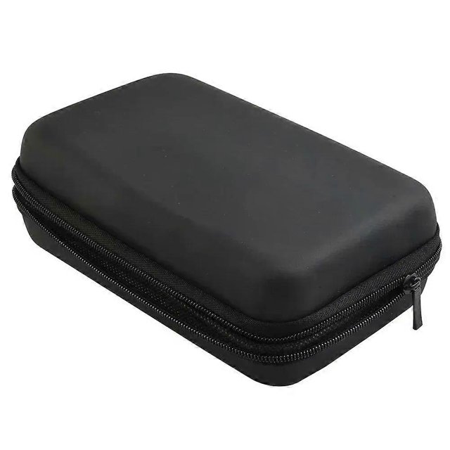 Digital Multimeter Bag Black Hard EVA Storage Tool Case Shockproof Carry Bag With Mesh Pocket Multi-Purpose Tool Bag 19*12*6cm