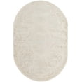 thumbnail image 2 of Rugs.com Finsbury Collection Rug – 5' 3 x 8' Oval Ivory Medium Rug Perfect For Living Rooms, Large Dining Rooms, Open Floorplans, 2 of 9