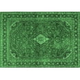 thumbnail image 1 of Ahgly Company Indoor Rectangle Persian Emerald Green Traditional Area Rugs, 5' x 7', 1 of 4