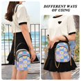thumbnail image 6 of FORMRS Crossbody Bag for Women Quilted Travel Shoulder Cell Phone Purse with Chain Strap Handbag, Playful Daisy, 6 of 7