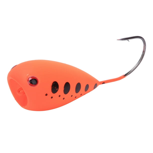 3D Eyes 6 Types Ice Fishing Lures, Single Hook Egg Crank Bait, For