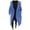 Blue, variant on Women's & Jackets & Coats - Women's Lamb Lined Jacket Long Shearling Coat With Oversized Pockets