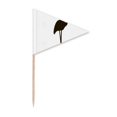 thumbnail image 1 of Drapeau Noir Flango Mignon Animal Portrait Cure-Dent Triangle Toppers Cupcake, 1 of 3