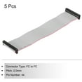 thumbnail image 3 of IDC 44Pin Flat Ribbon Cable, 2.0mm Pitch FC to FC Connector 20cm Length Grey Jumper Wire Computer DVD, 5Pcs, 3 of 5