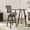 66#Gray,Linen, variant on Lucia 25.5" Backless Upholstered Counter Stool with Resin Rattan Frame,Ivory White Boucle,White Wood Fabric Rattan Furniture Dining Seating for Dining