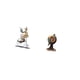 thumbnail image 5 of Figura de , estatua de resina, escultura, adorno de mesa, obra de arte creativa, figura de globo terráqueo, reloj de mesa, ideal para la oficina, 5 of 8