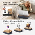 thumbnail image 2 of Soporte de almohada Lap Beanbag Cozy Kindle ERGONOV, color gris, 2 of 9