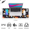 thumbnail image 5 of Long Mouse Pads for Desk,Classic Halloween Icons Pattern Desk Mats on Top Of Desks, Desk Mouse Pad Extra Large with 3mm Non-Slip Base and Stitched Edge for Gaming,Office,Work,Home 31.5"x11.8", 5 of 6