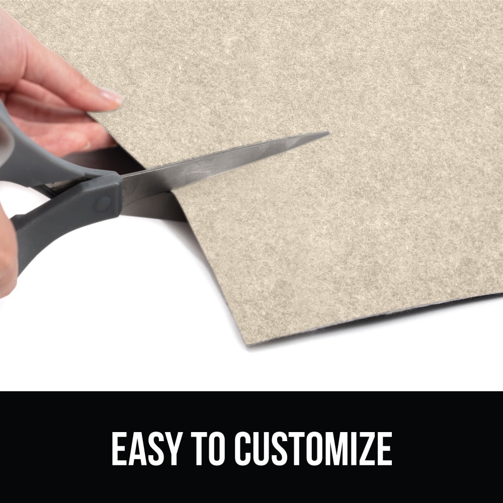 GORILLA GRIP LeakGuard Under Sink Mat, Waterproof Shelf Liner, Non-Adhesive, 24x40 Beige