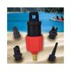 thumbnail image 1 of Juego de juntas múltiples para boquilla de aire de paleta de balsa cabeza de conversión de válvula cabeza de conversión de bote inflable + 4 sellos + llave de metal TUNC Sencillez, 1 of 5